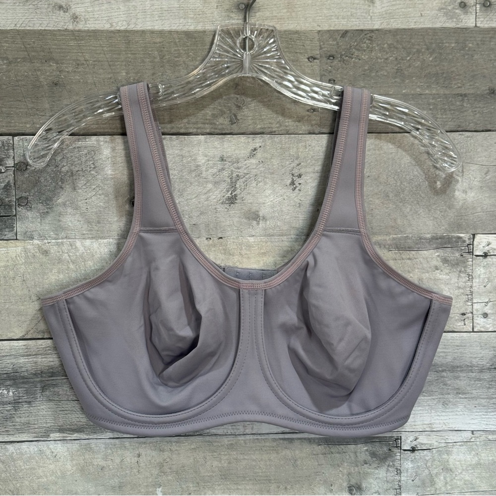 WACOAL Simone Seamless Underwire Sports Bra - Lilac Gray - Size - 40D .US
